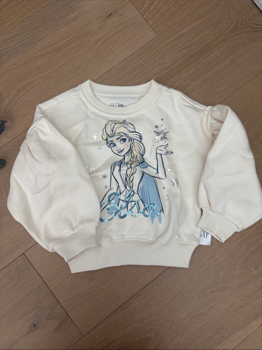 NWT Gap Elsa Frozen Sweatshirt